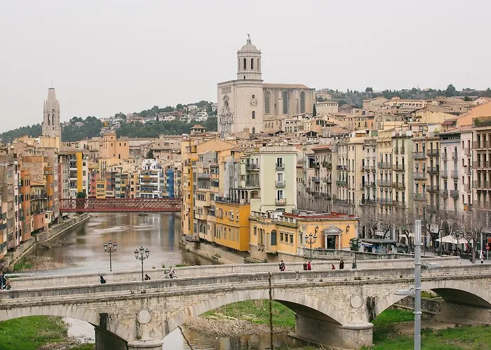 Flateli- Placa Catalunya 2-1 Lägenhet Girona